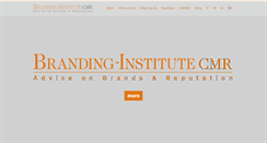 Desktop Screenshot of branding-institute.ch